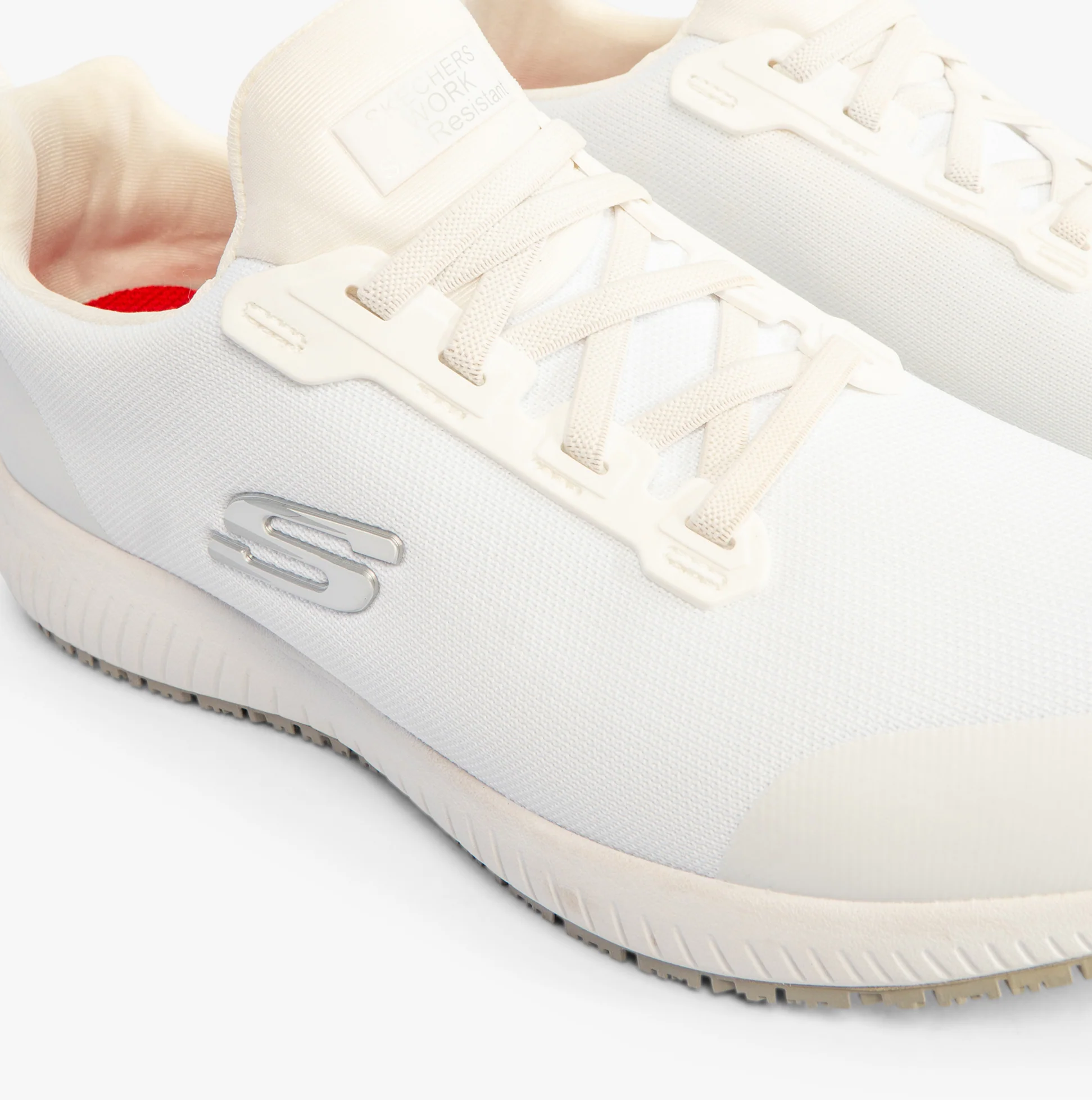 Skechers Work 200051EC SQUAD - MYTON SR Mens Occupational Trainers White - Image 6