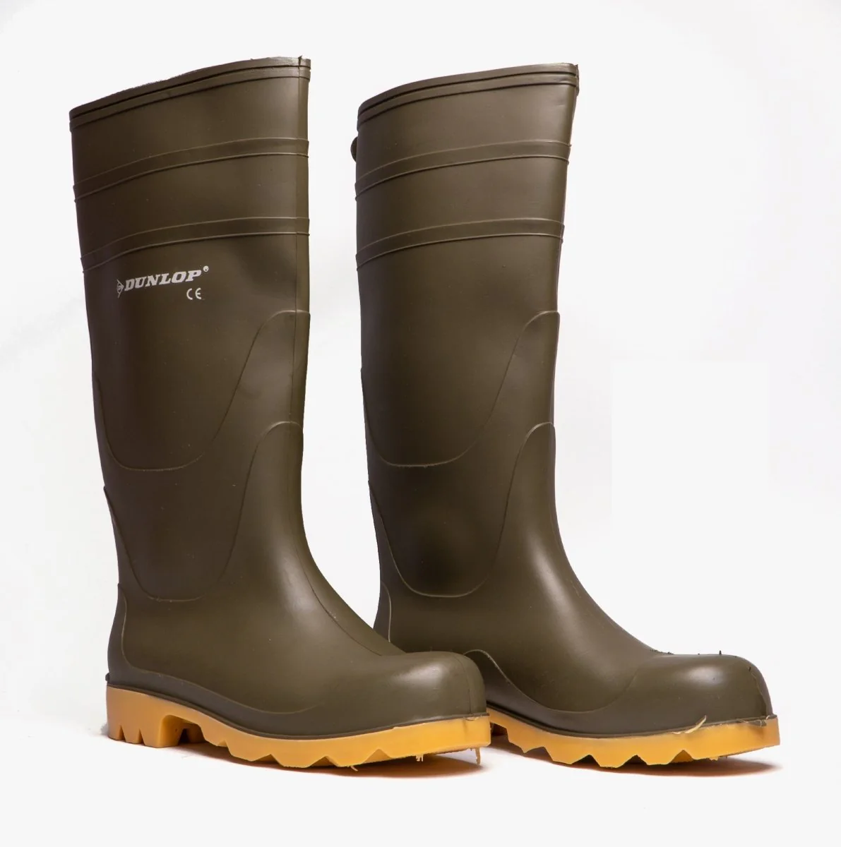 UNIVERSAL Mens Non-Safety Wellington Boots Green - Image 2
