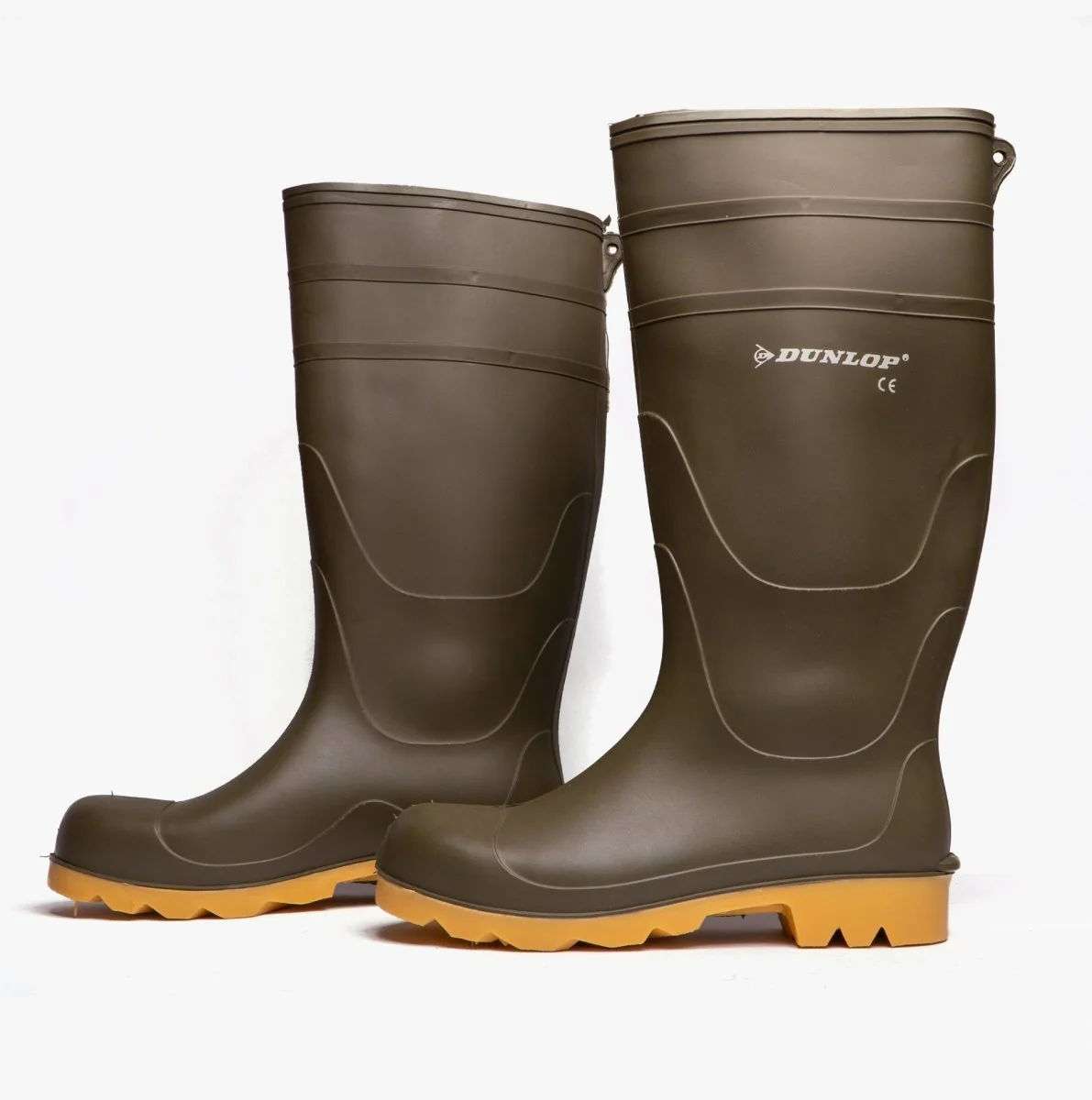 UNIVERSAL Mens Non-Safety Wellington Boots Green - Image 5